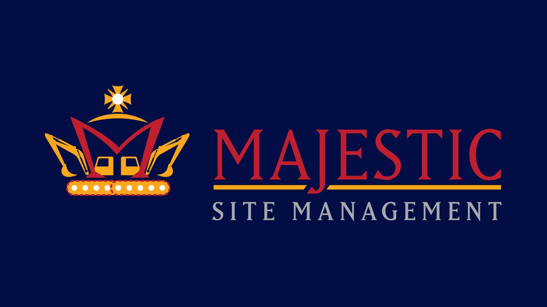 Majestic Site Management navy logo