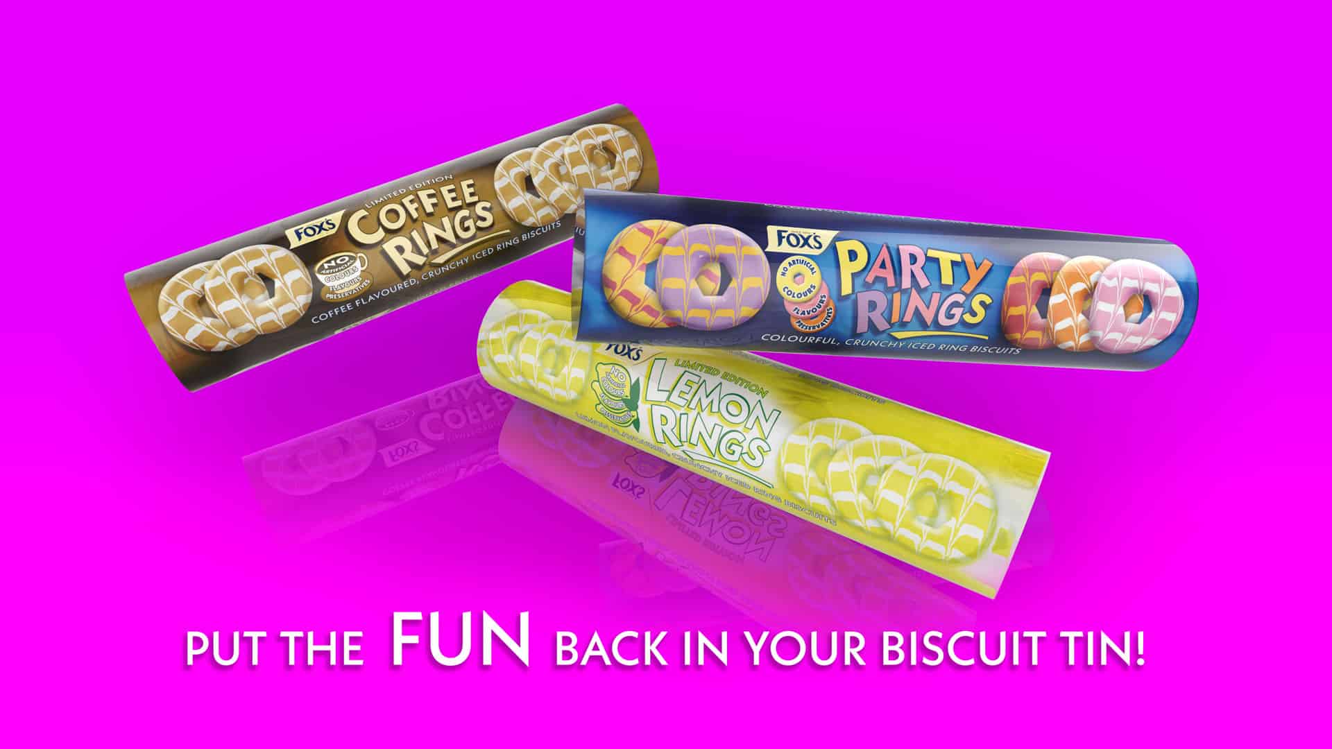 Fox's Biscuits packaging, Party Rings image 2
