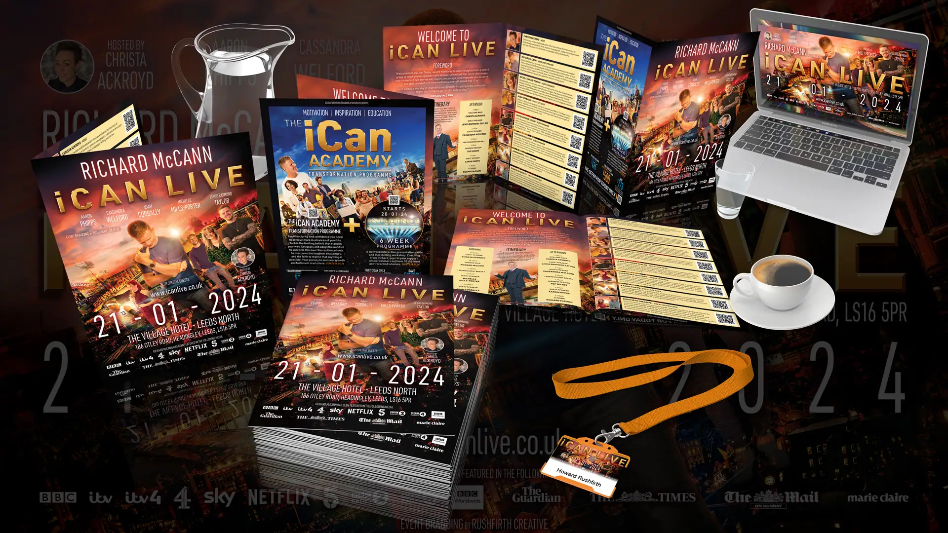 Print & Digital Media Design for Richard McCann
