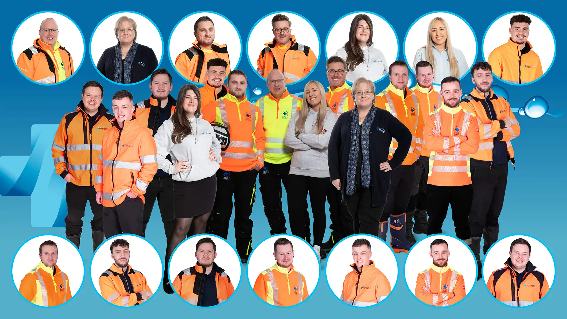 Water Hygiene Solutions full team image and headshots for website